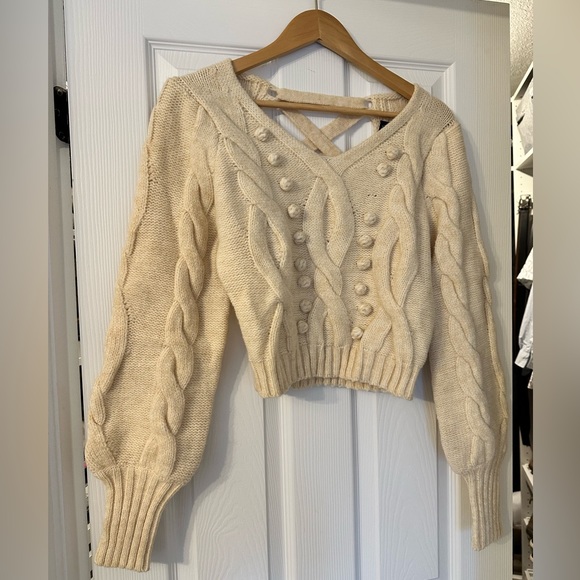 Minkpink cropped bobble sweater - Picture 2 of 4